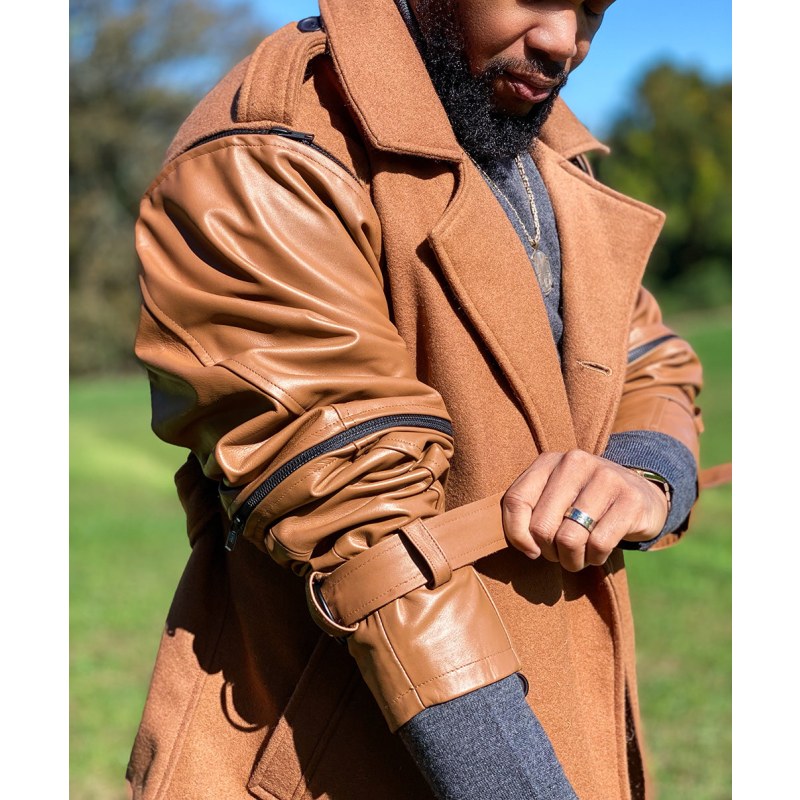 Thumbnail of Black Cool Convertible Coat image