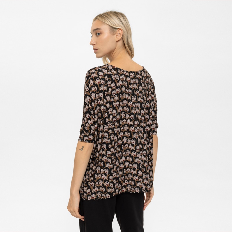 Thumbnail of Cool Face Girls Print Oversize Blouse image