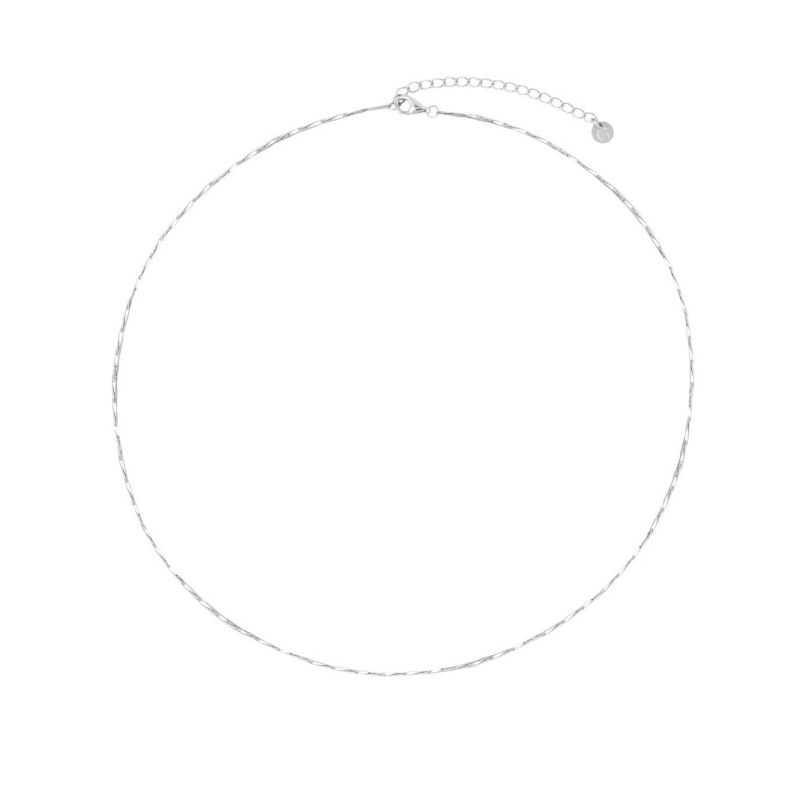 Necklace with flat bar deals