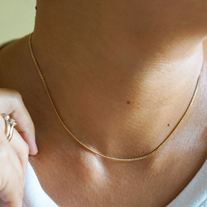 Thumbnail of Embrace Chain Necklace Solid Gold image