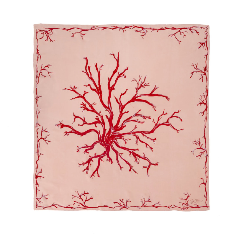 Thumbnail of Coral Vein Scarf image