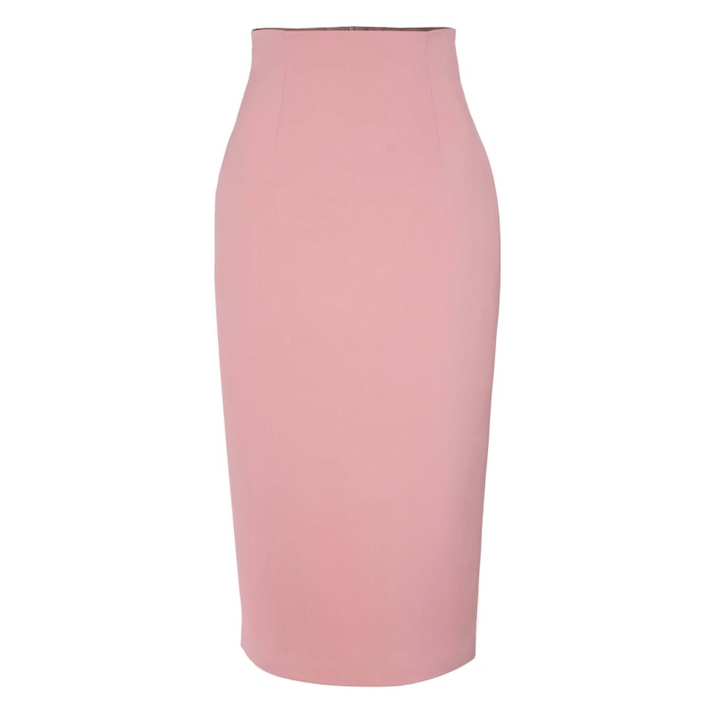 High-Waist Pencil Midi Skirt - Cotton Candy | Tia Dorraine High-Waist Pencil Midi Skirt - Cotton Candy | Tia Dorraine