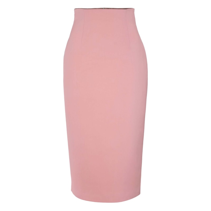 Thumbnail of Cotton Candy High-Waist Pencil Midi Skirt image