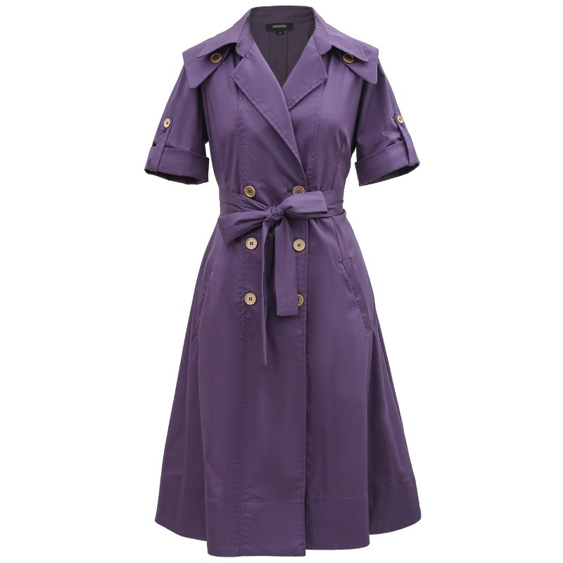 Purple coat dress new arrivals