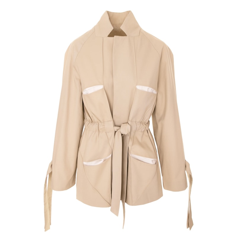 Cotton twill coat online