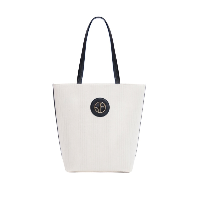 Thumbnail of Monte Carlo Organic Cotton Tote Bag In White Dove image