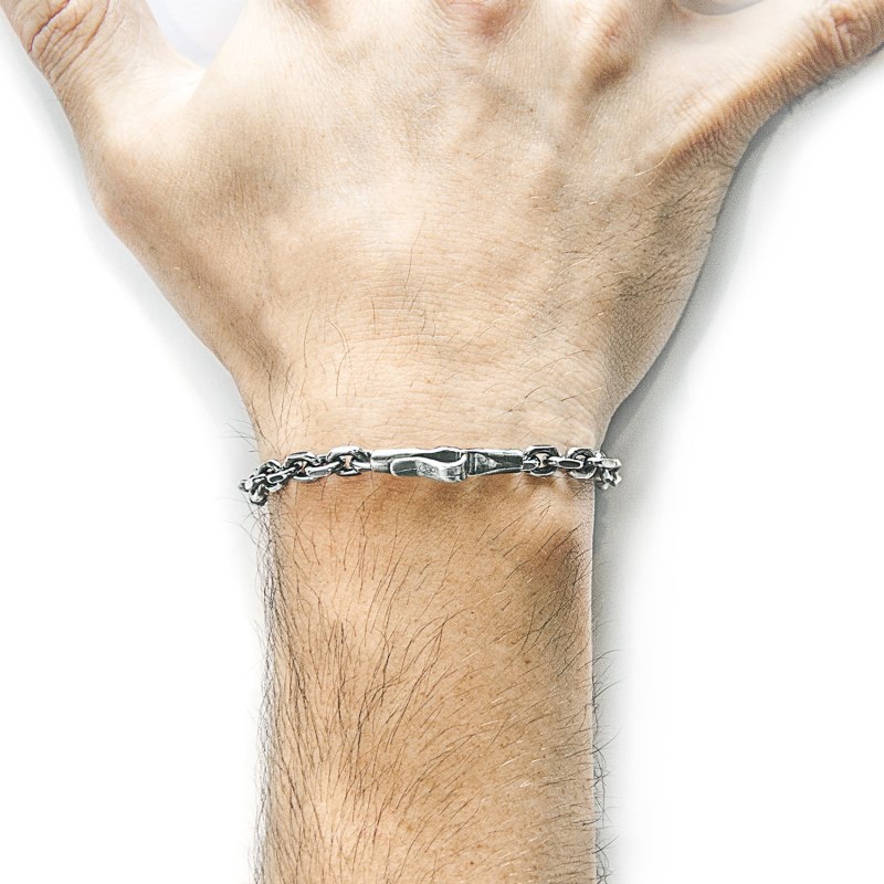 Thumbnail of Halyard Single Sail Silver Chain Bracelet image