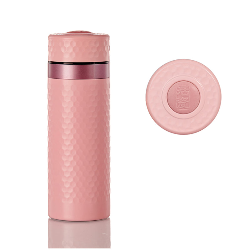 Thumbnail of Harmony Stainless Steel Travel Mug With Ceramic Core - Sakura Pink image