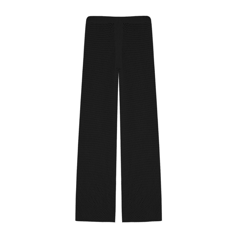 Erre Stroll Wide Leg Pants, Black