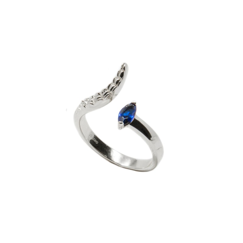 Thumbnail of Croctail Ring- Blue Spinel, Silver image