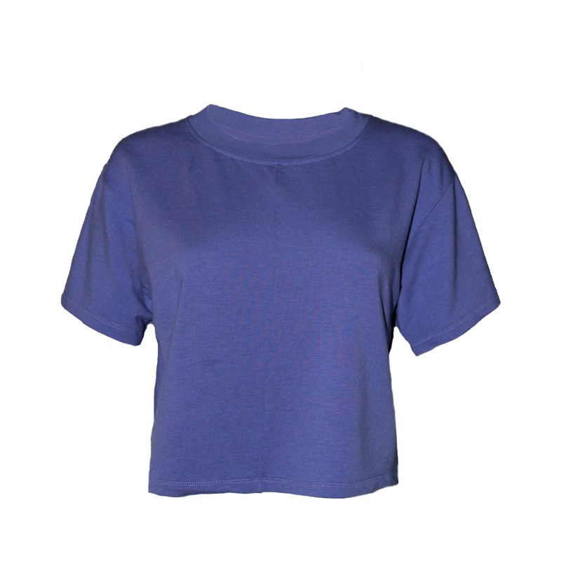 Thumbnail of Cropped Box Top Tee - Veri Peri image