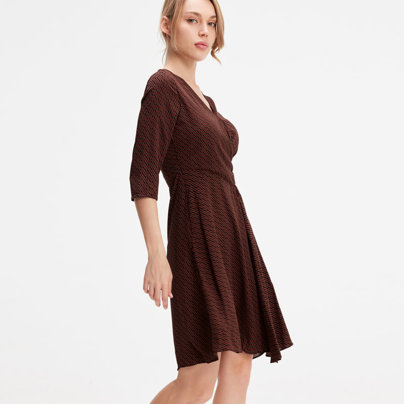Rust skater dress new arrivals