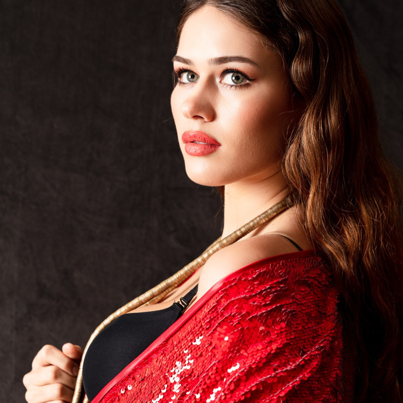 Thumbnail of Scarlett - Ruby Red Sequin Robe image