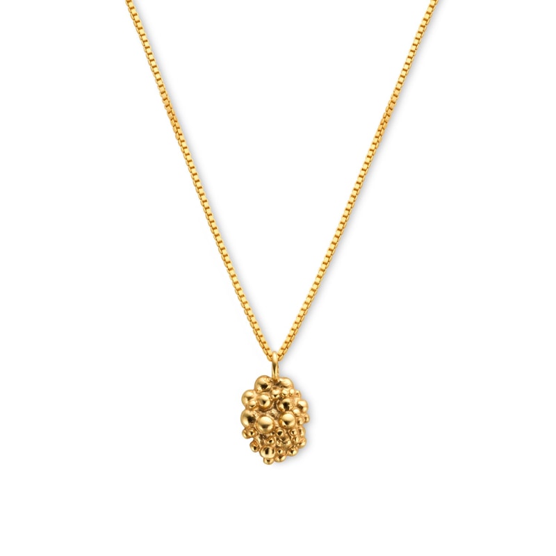 Thumbnail of Céleste Deux Oval Necklace Gold image