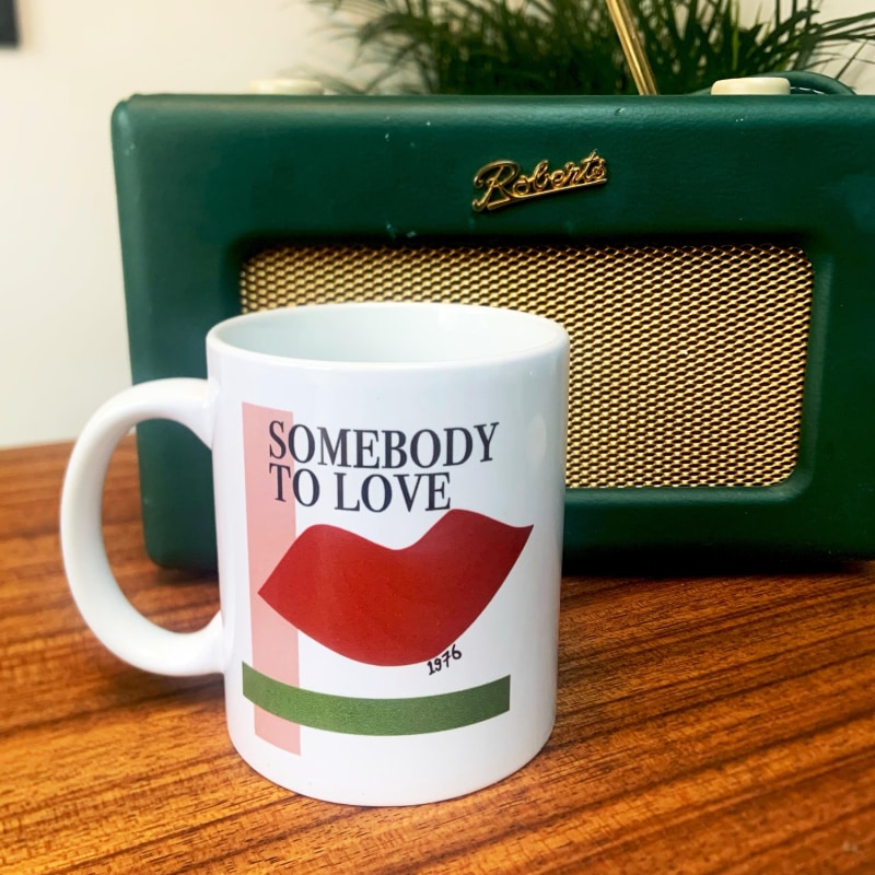 Thumbnail of Somebody To Love Queen Inspired Ceramic Retro Mug image