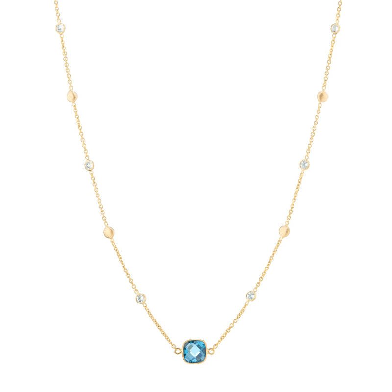 Thumbnail of Iseo London Topaz & Gold Vermeil Necklace image