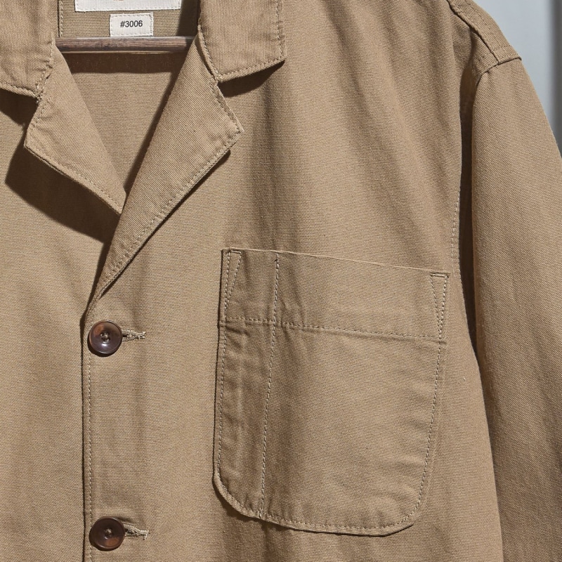 Thumbnail of The 3006 Organic Blazer - Khaki image