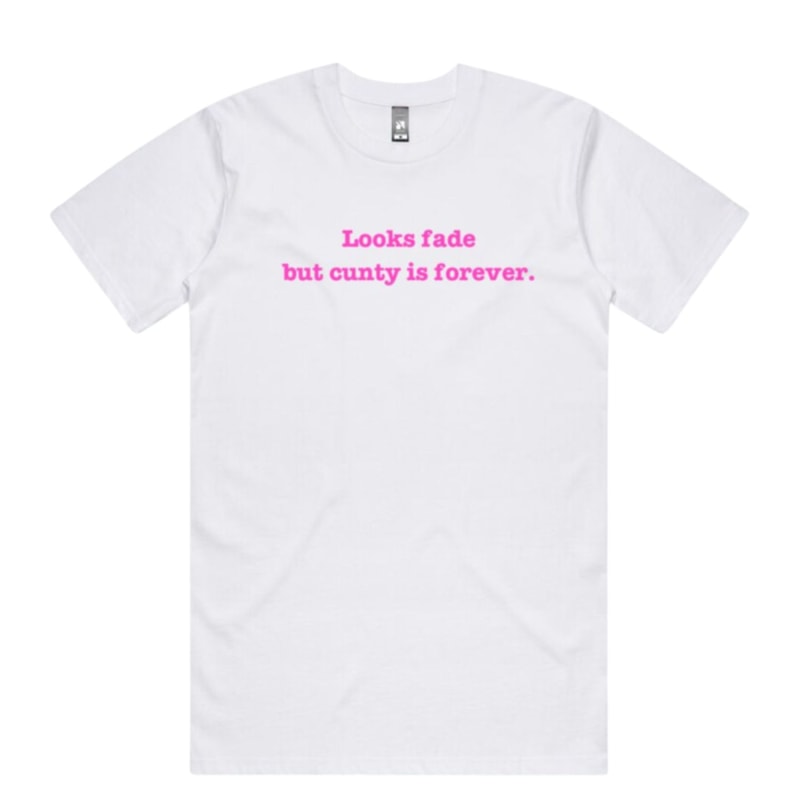 Thumbnail of Cunty Is Forever Tee White image
