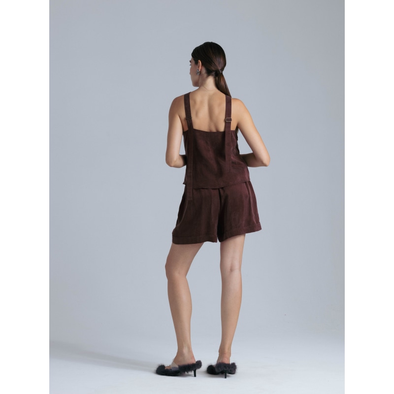 Thumbnail of Women's Cupro Shorts In Rust image