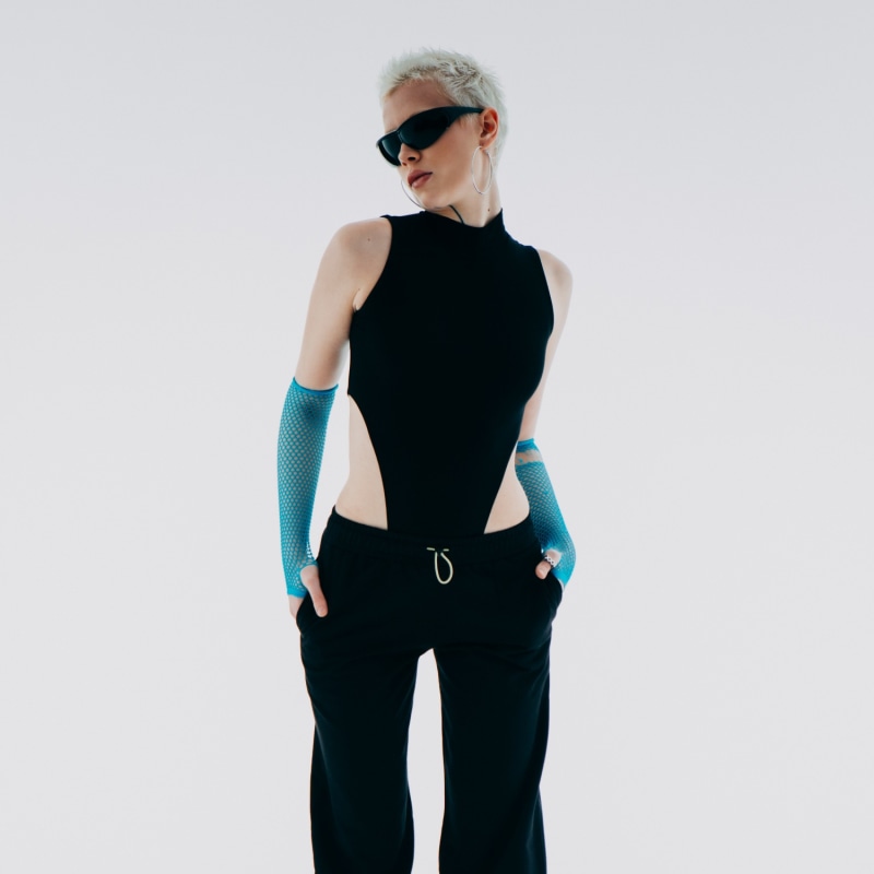 Thumbnail of Cut Out Bodysuit Black image