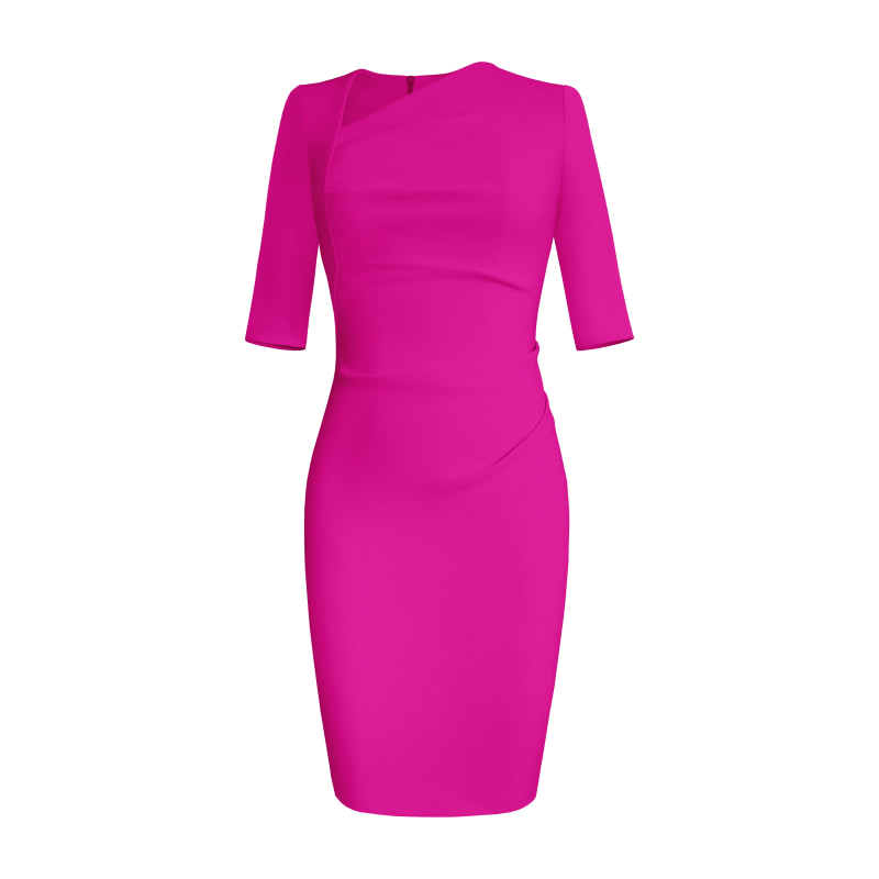 Pencil Dress with Cut Out Accent – L'MOMO