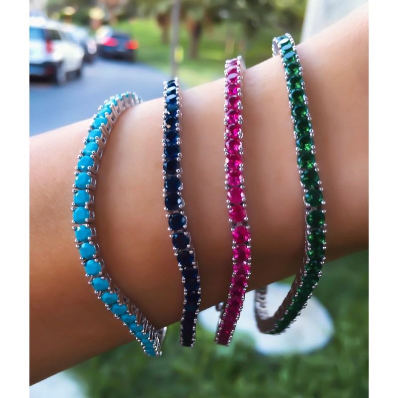 Multi stone tennis sale bracelet
