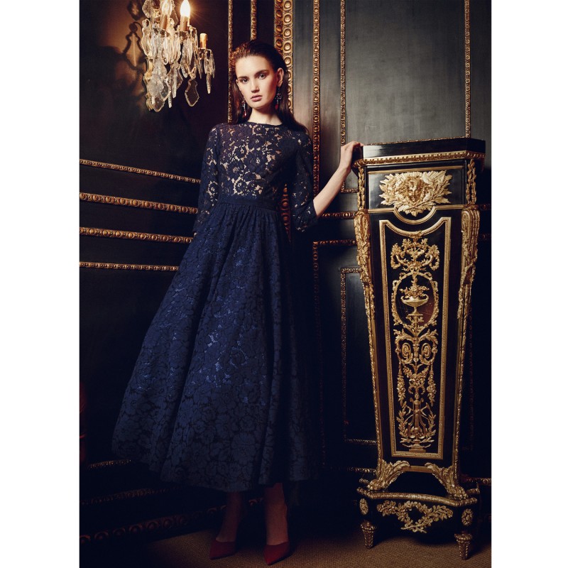 Thumbnail of Lace Dress Viktoria Blue image