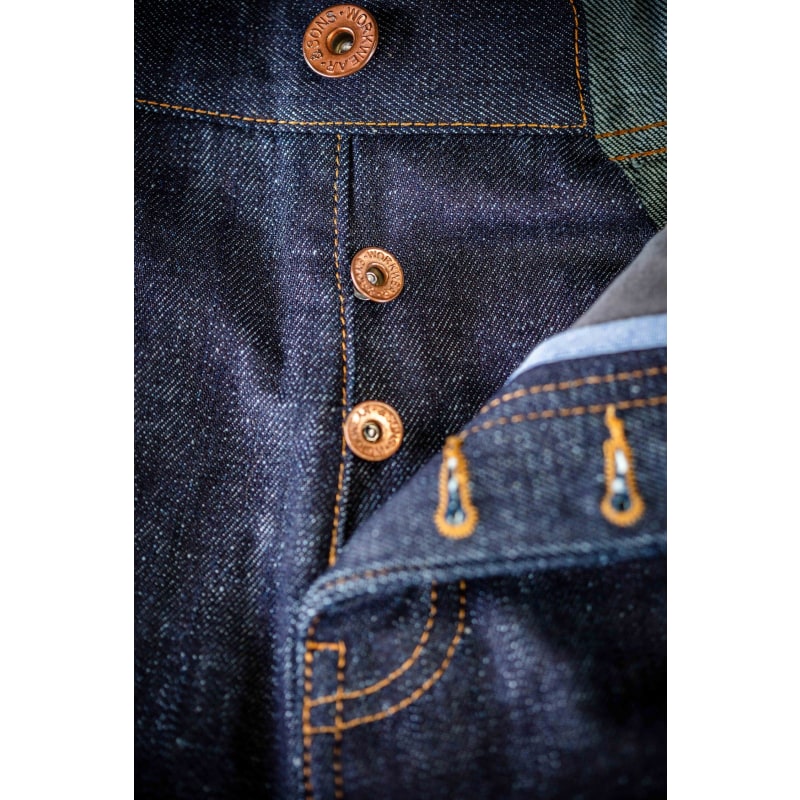 Thumbnail of The New Frontier 14Oz Selvedge Anti-Bac Raw Denim Jeans image