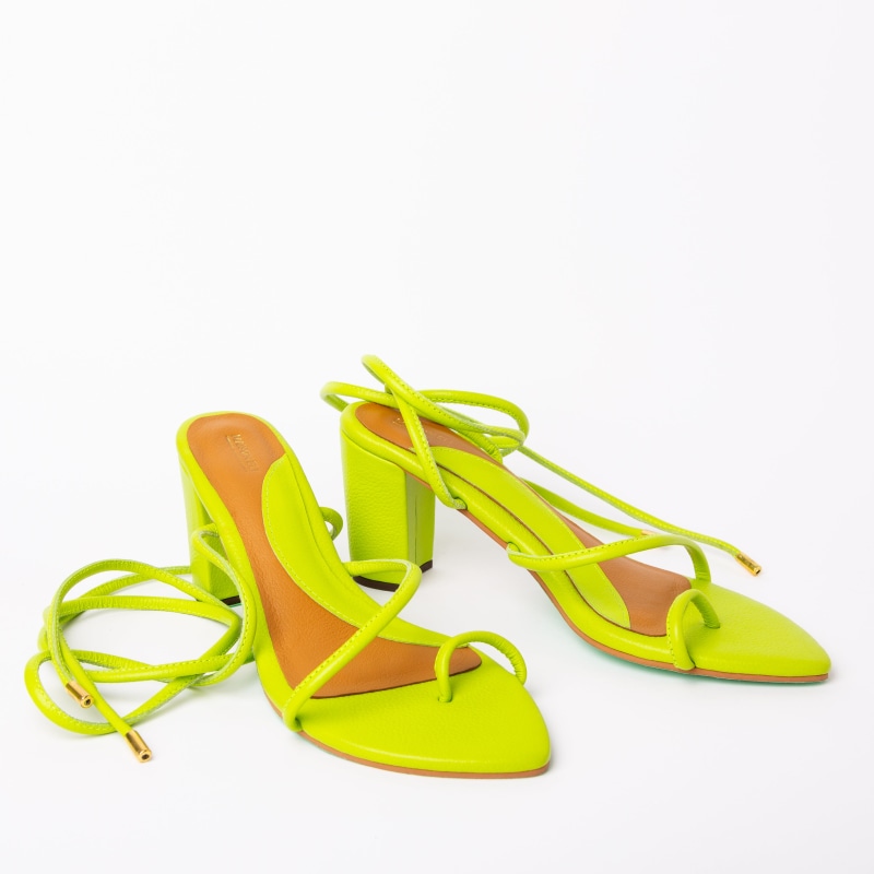 Thumbnail of Thebes Heels Lime Green image