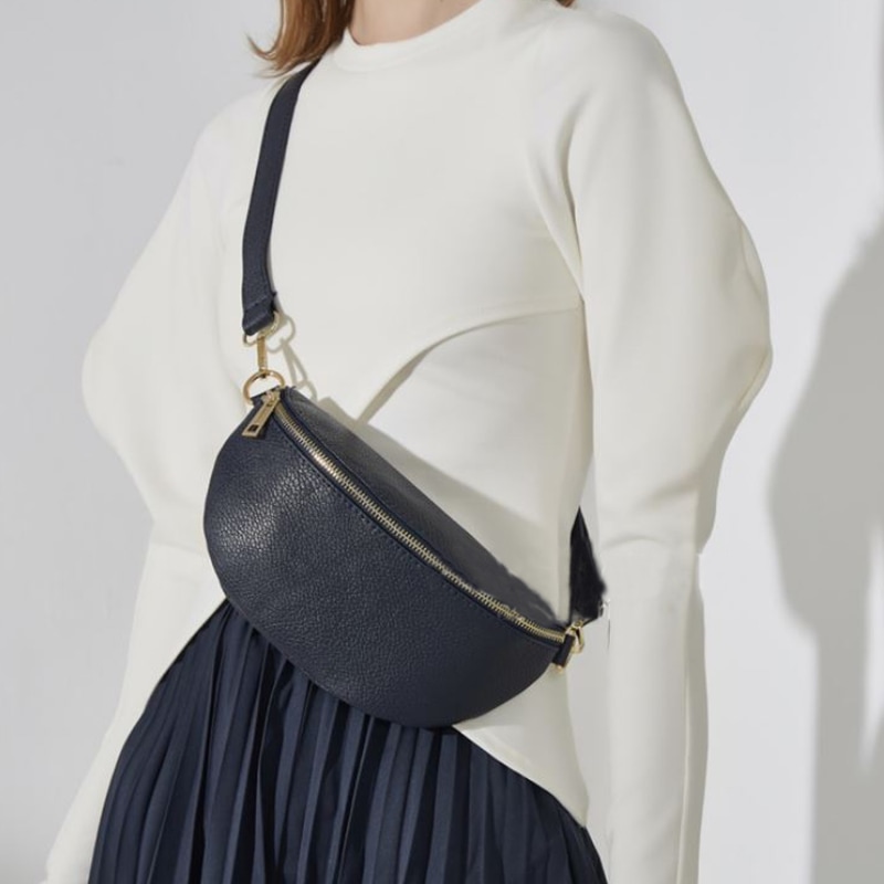 Thumbnail of Zadar Crossbody And Waist Bag In Navy Blue image