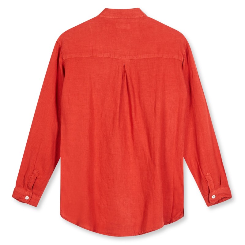 Thumbnail of Women's Linen Shirt - Rust image