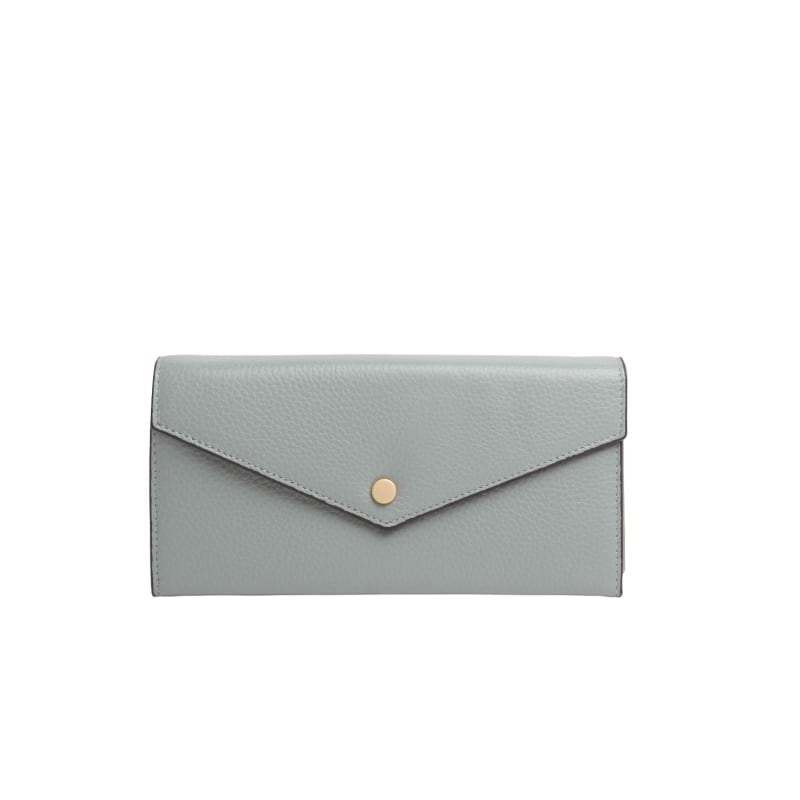 Thumbnail of Leather Envelope Purse In Light Blue image