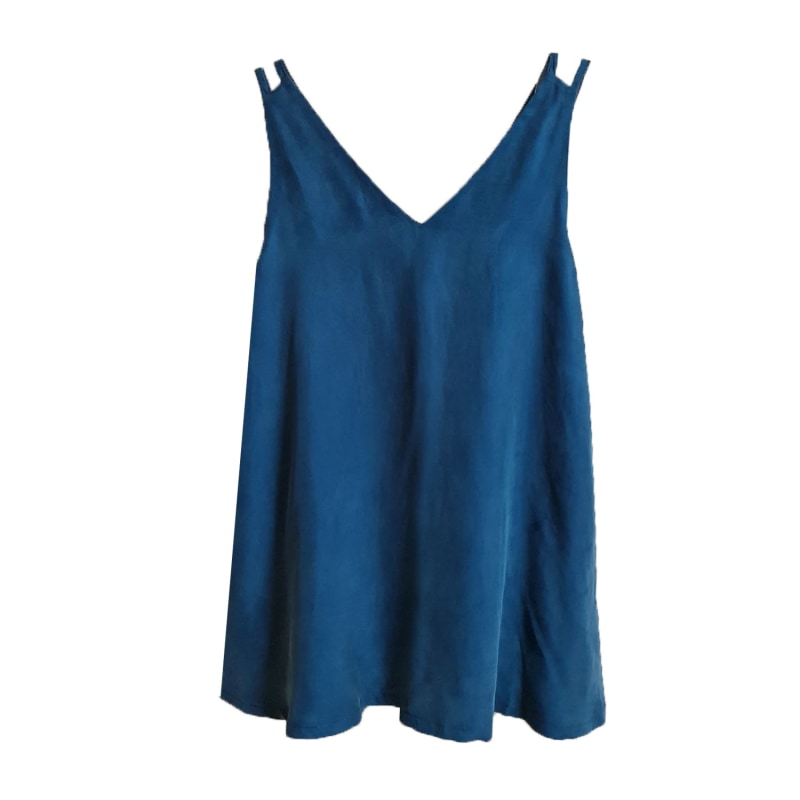 Thumbnail of Hekate Cupro Tie Back Top In Hydro image