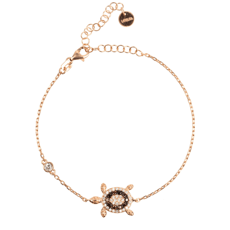 Thumbnail of Turtle Chocolate Bracelet Pink Rose Gold image