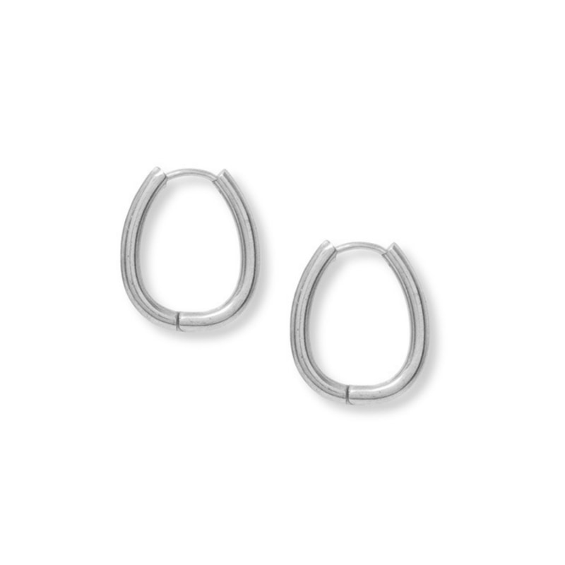 Thumbnail of Luna Hoops In Silver image