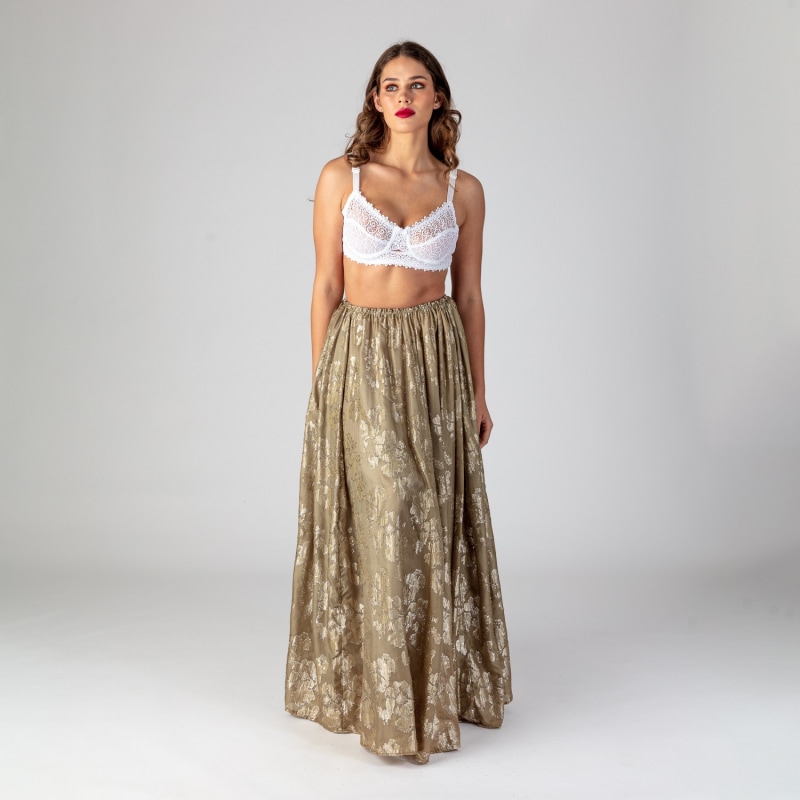 Thumbnail of Dayanica - Golden Bronze Maxi Skirt image