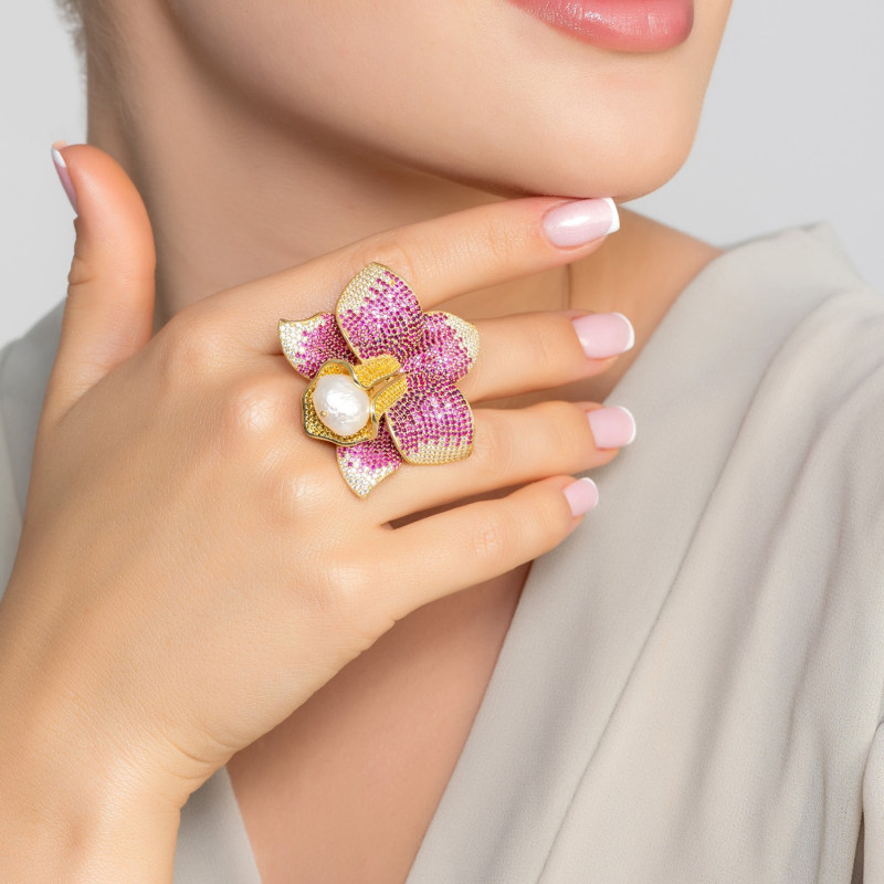 Pearl cocktail ring online