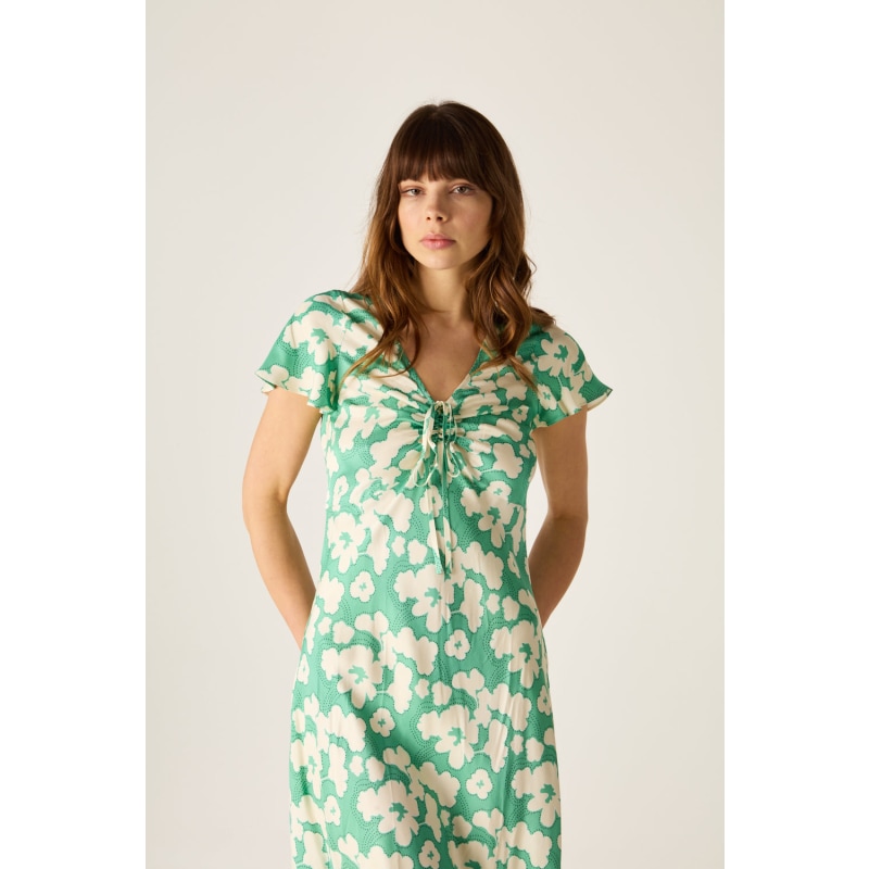 Thumbnail of Dahlia  Dress Green Floral image