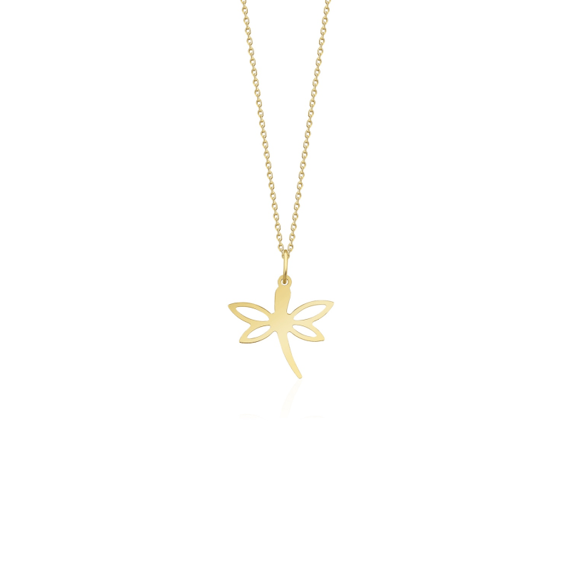 Dainty dragonfly necklace best sale
