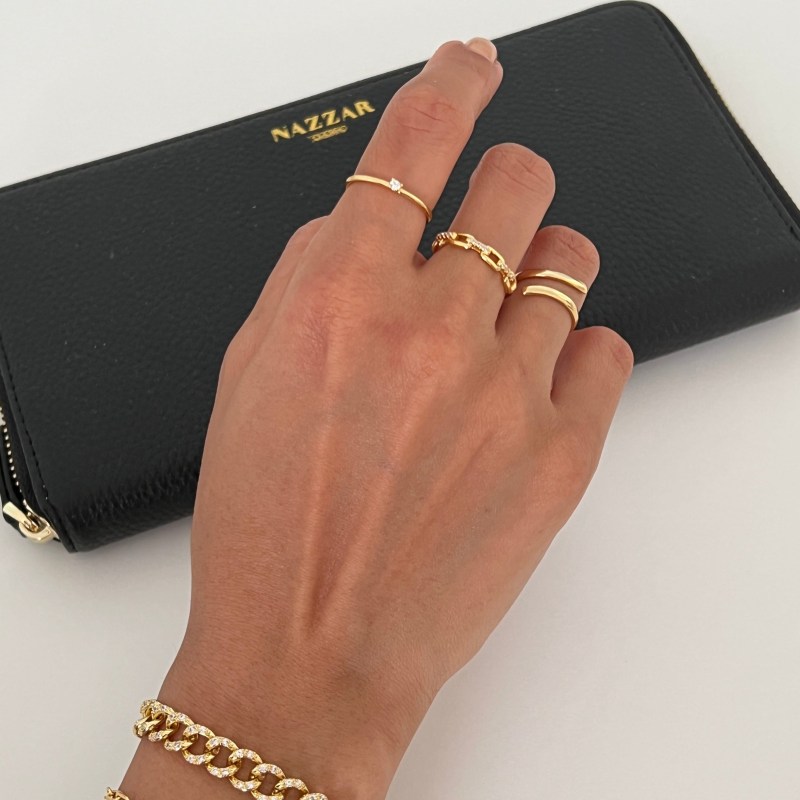 Dainty chain ring online