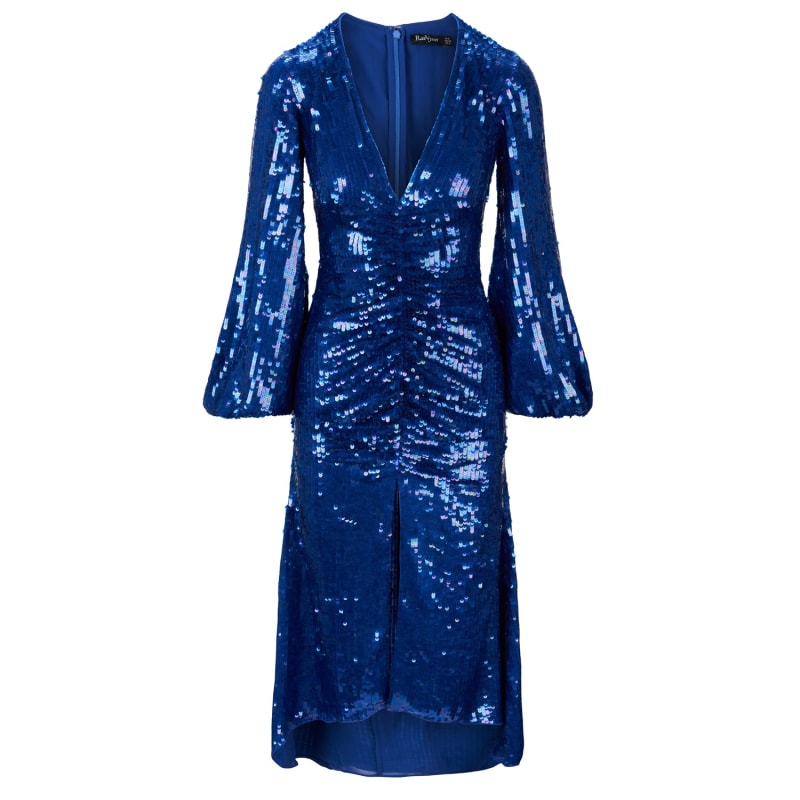 Dakota Dress In Midnight Sequins | RaeVynn | Wolf & Badger