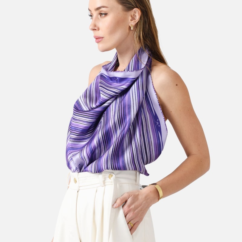 Designer satin scarf outlet