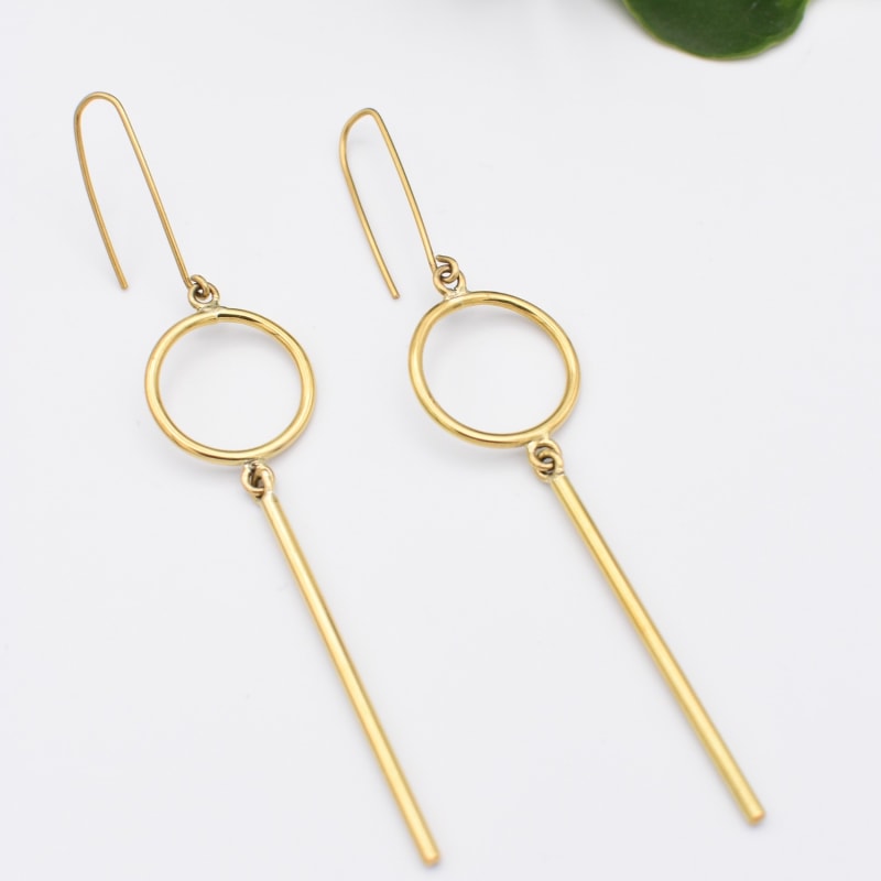 Thumbnail of Dangling Circle Earrings image