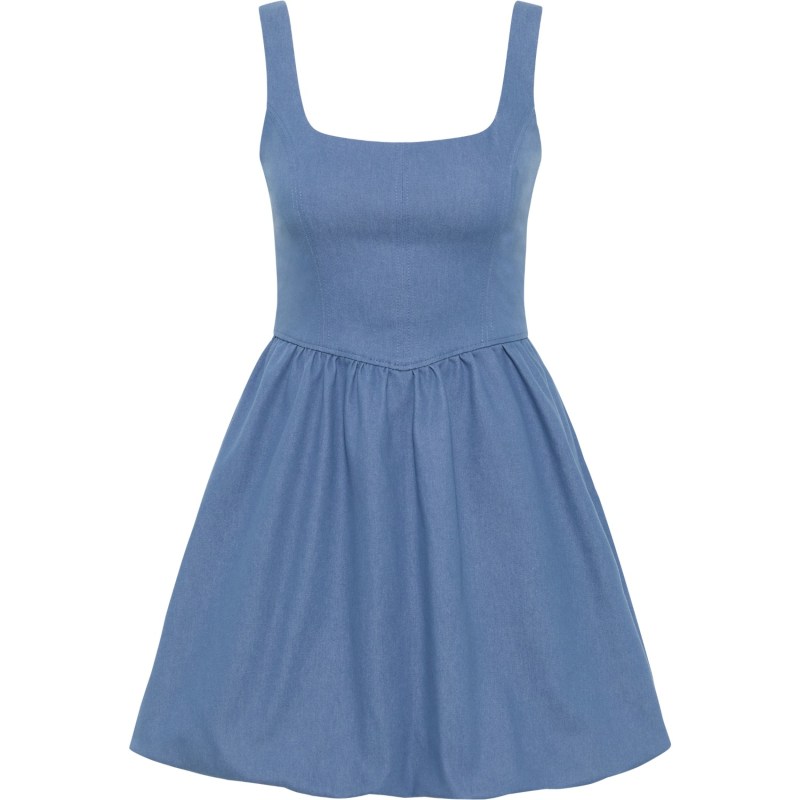 Thumbnail of Daphne Mini Dress - Denim image