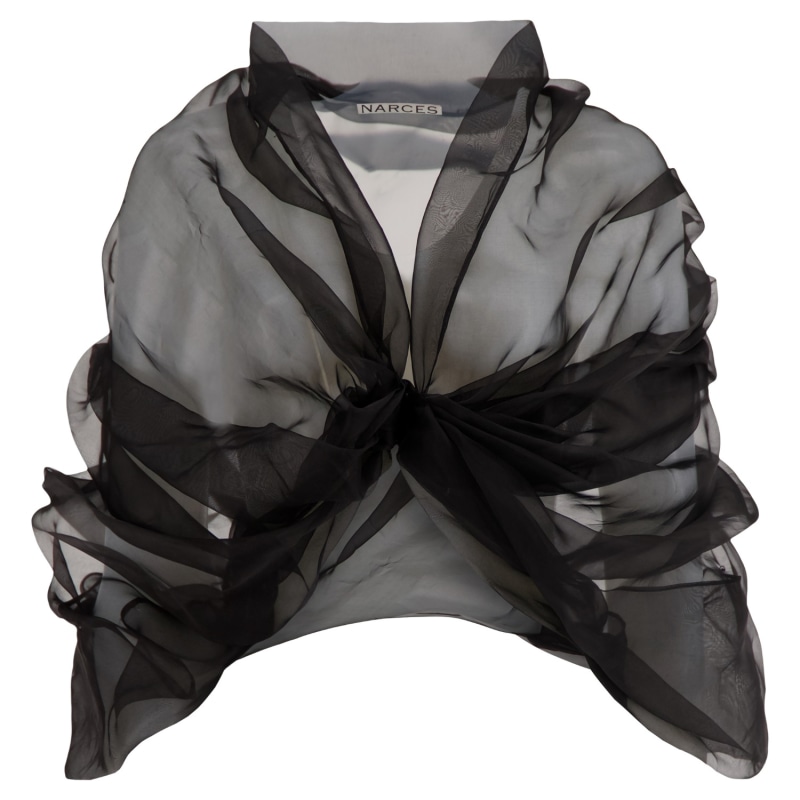 Thumbnail of Dark Cloud Organza Bolero Jacket image