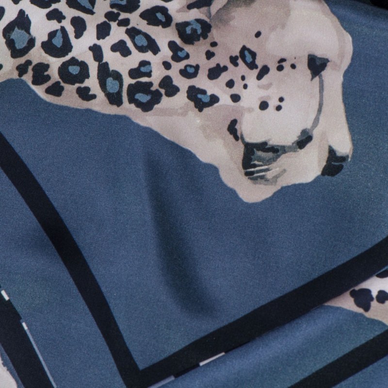 Thumbnail of Dark Leopard Silk Bedsheet image