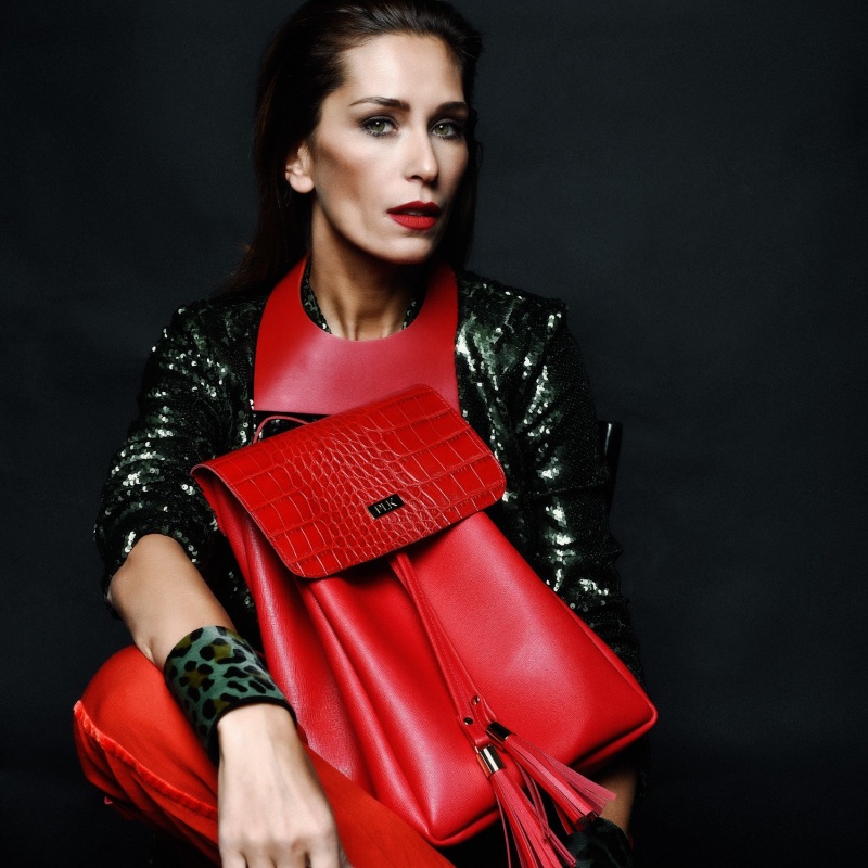 Women's Lunch Bag Red Plik X Haya