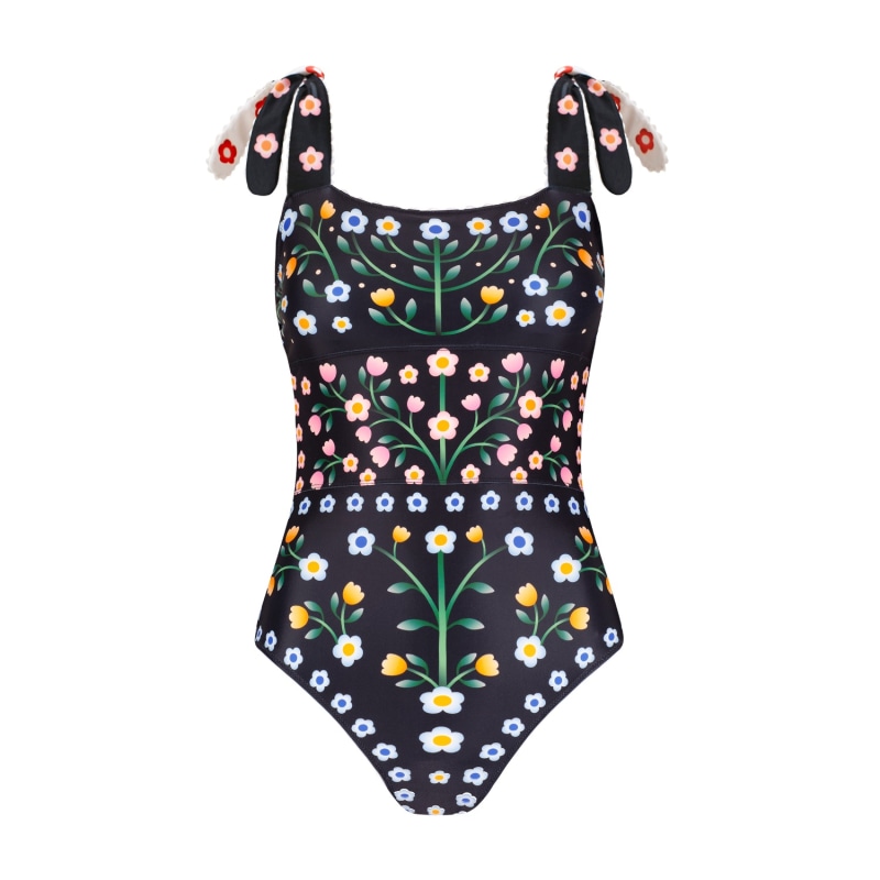 Simple one piece swimsuit shop