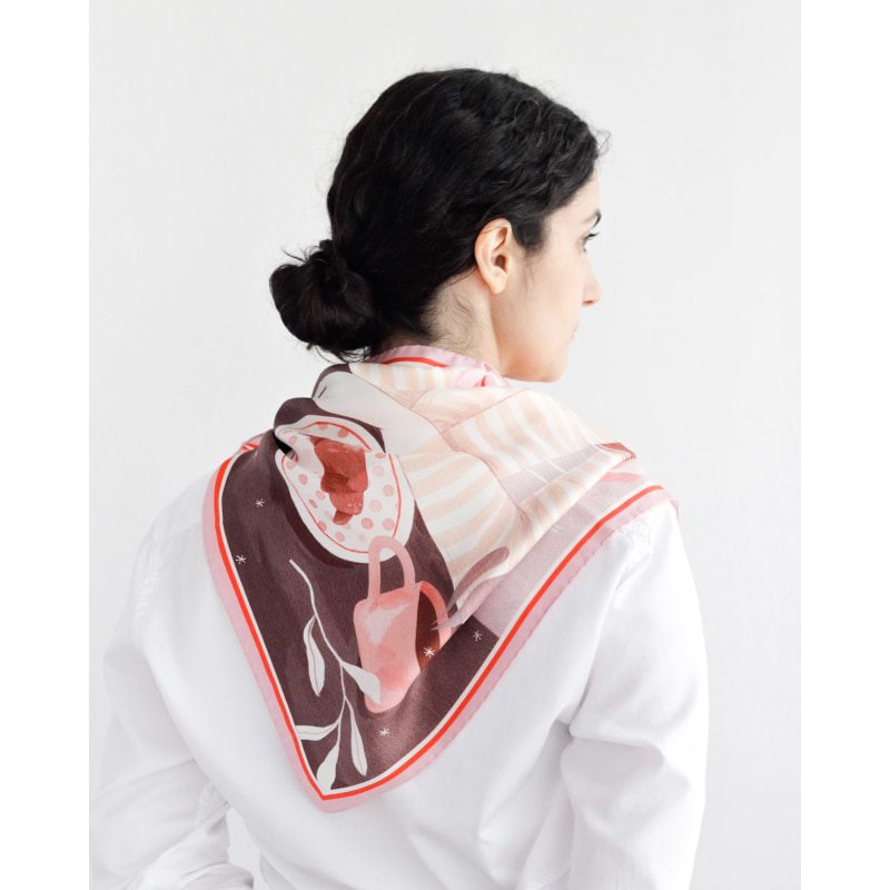 Thumbnail of Daydreaming Small Silk Scarf image