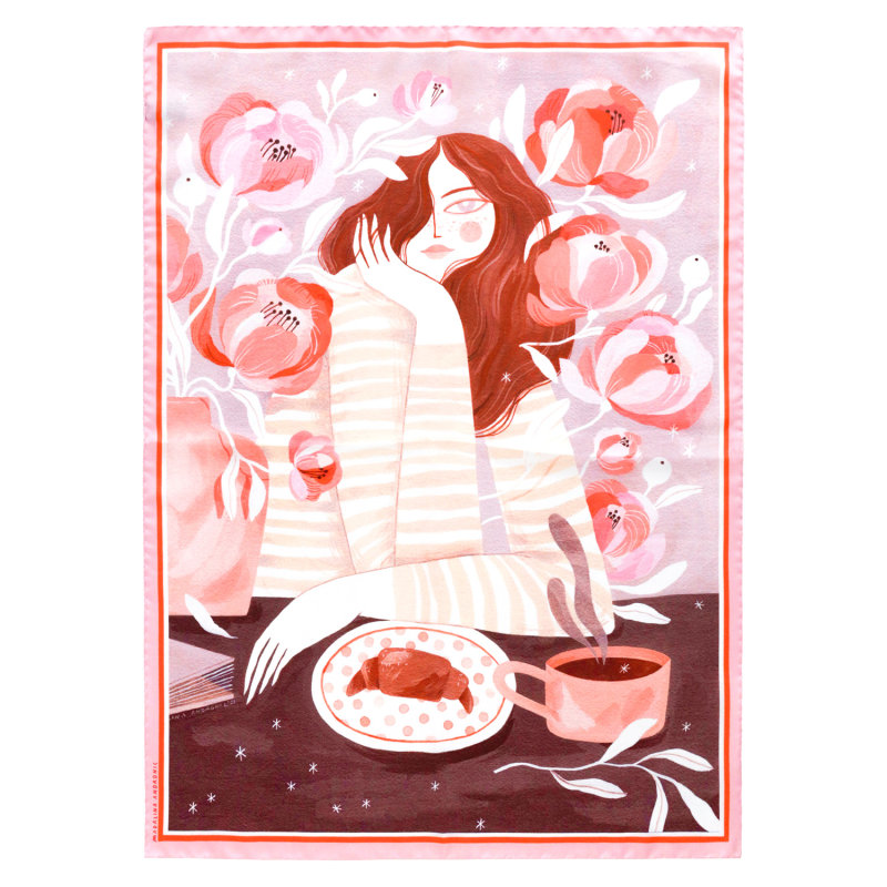 Thumbnail of Daydreaming Small Silk Scarf image